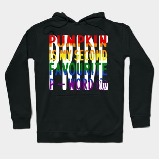 Halloween Pumpkin P Word Pride LGBT Gay Lesbian Hoodie